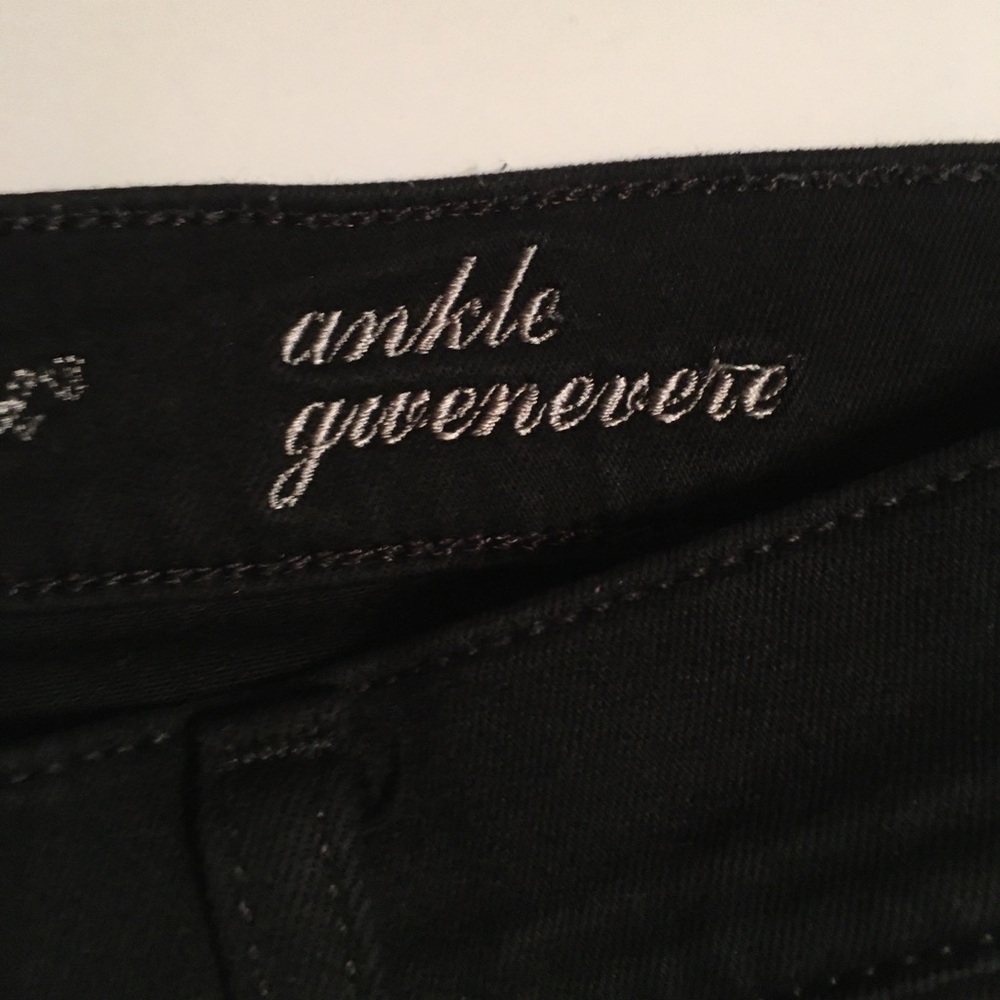 7 For All Mankind Distressed Ankle Jeans With Stretch - Picture 15 of 16